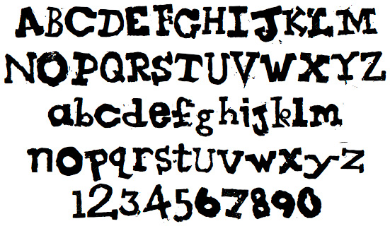 spud slab font